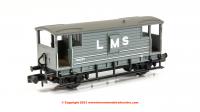 377-310C Graham Farish LMS 20T Brake Van LMS Grey